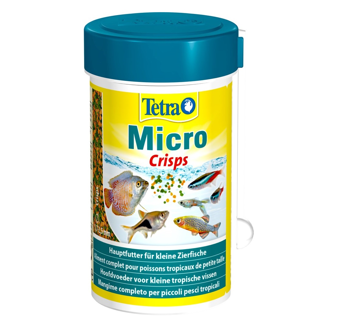 Tetra Micro Crisps 100 мл - корм для рыб, микро чипсы.