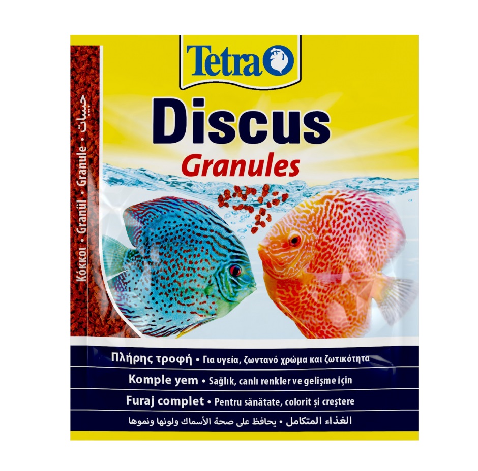 Tetra Discus Granules 15г (пакетик) - основной корм для дискусов (гранулы)