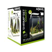 AQUAEL Аквариум  SHRIMPS SET SMART LED DAY&NIGHT 20 чёрный  (19 литров)