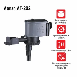 Atman ATM-AT-202 Помпа-циркулятор , 1200 л/ч, 25W