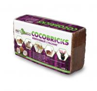 Repti Zoo Кокосовый субстрат (крошка) CocoBricks, брикет, 650г (8-9л)