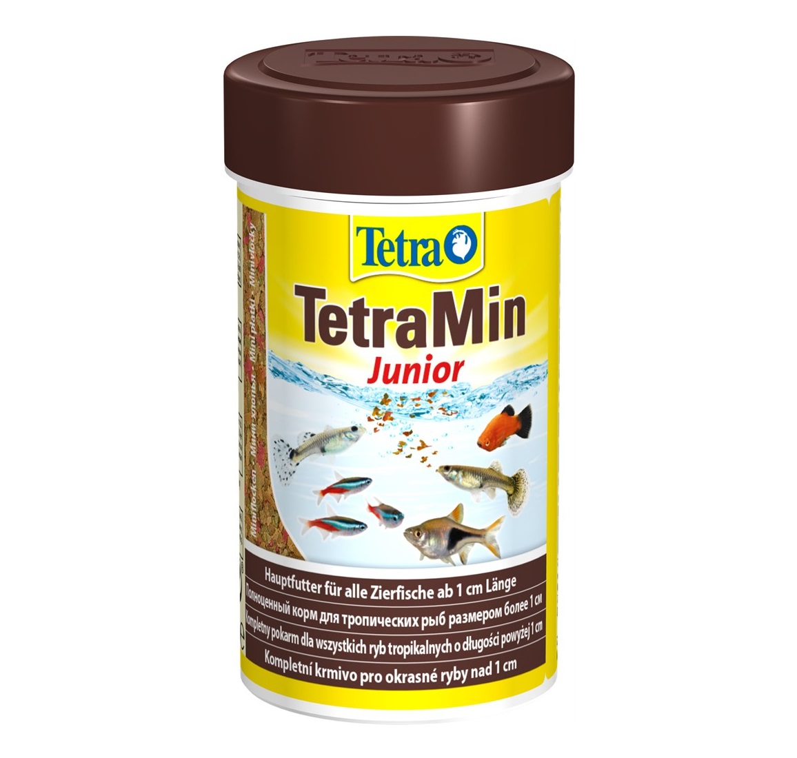 TetraMin Junior 100 мл - корм для молоди рыб (для подростков) хлопья