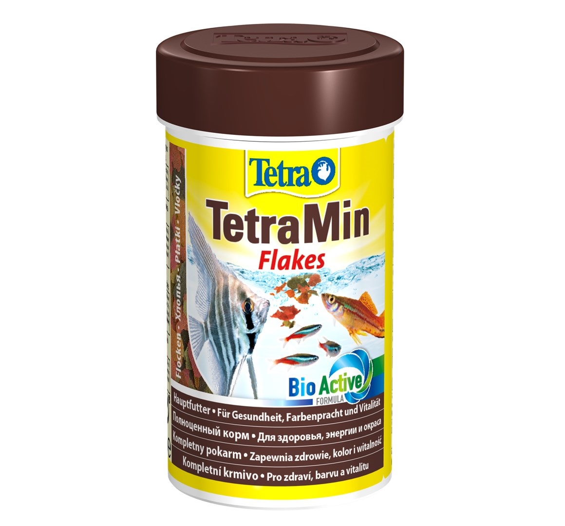 TetraMin Flakes 100 мл - универсальный корм для рыб (хлопья)