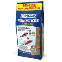 Корм для прудовых рыб  PRODAC PONDSTICKS COLOR 7,5 кг  АКЦИЯ + 50%бесплатно