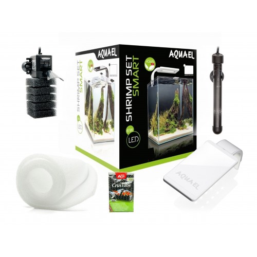 AQUAEL Аквариум  SHRIMPS SET SMART LED DAY&NIGHT 30 чёрный  (30 литров)