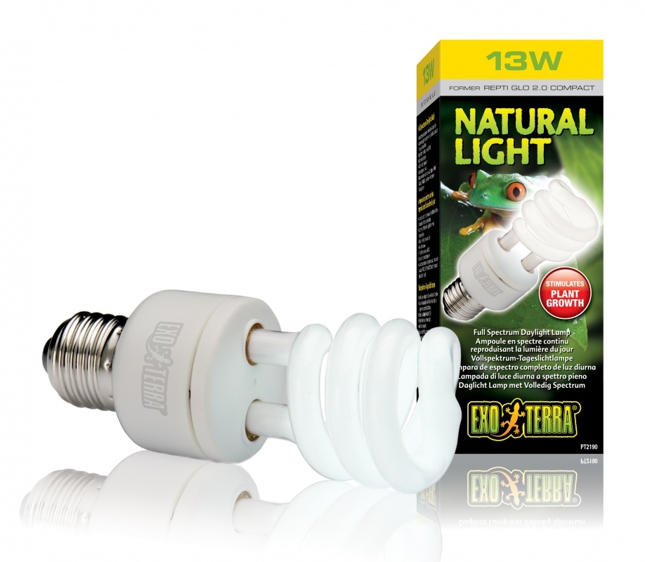 Лампа EXO-TERRA Natural Light Repti Glo Compact 2.0 13W  E27