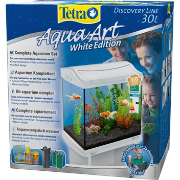 Аквариум прямоугольный Tetra Discover Line GoldFish (30 литров) Белый