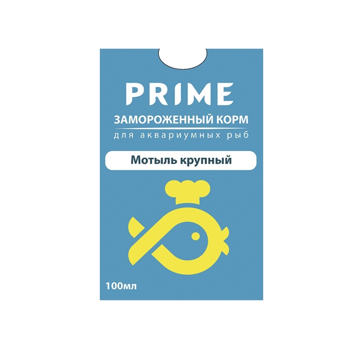 Мотыль крупный в блистере 100 гр. Prime