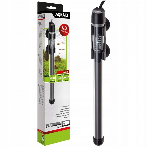 AQUAEL PLATINUM HEATER 200w. Терморегулятор на 130-200л.