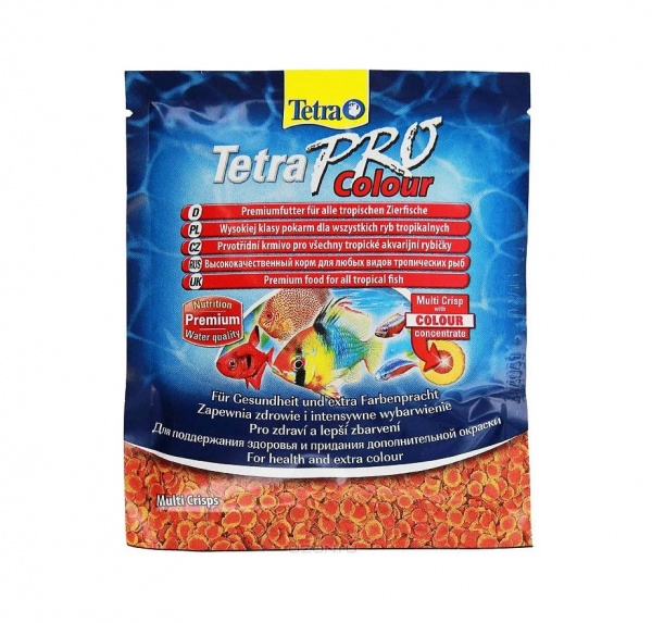 Корм для рыб TetraPro Color Crisps (чипсы) 12г