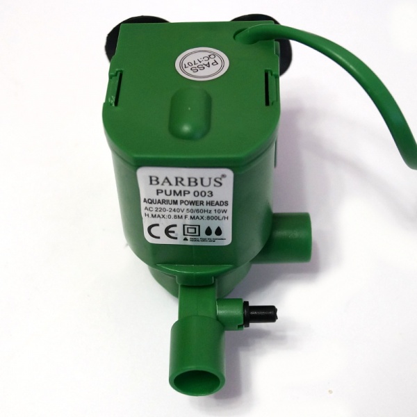 Barbus Помпа аквариумная 800л\ч 10Вт PUMP 003
