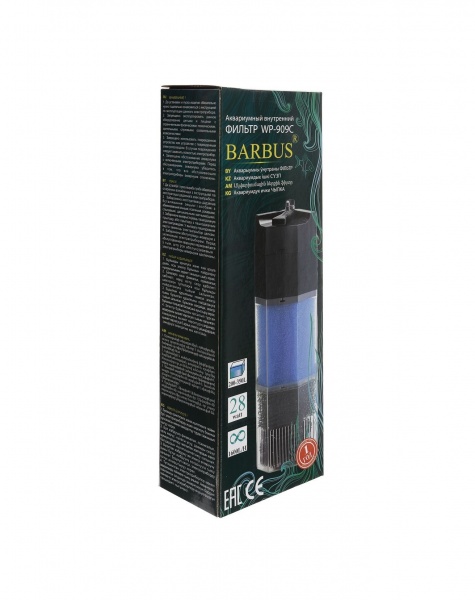 Фильтр внутренний угловой Barbus 007 400 л/ч 8 Вт до 60 л