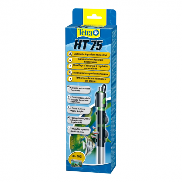 Нагреватель TETRA HT 75 для аквариумов 50-75л