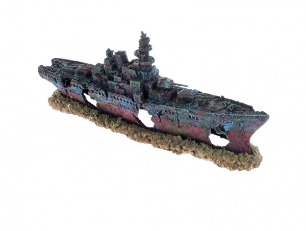 Декорация для аквариума Barbus "Корабль", 50 х 11,5 х 19,5 см 049