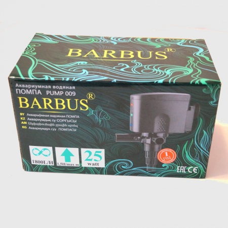 Barbus Помпа с LED подсветкой 1800лч 25Вт PUMP 009