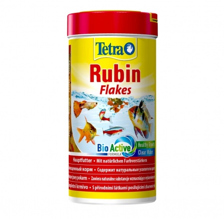 Tetra Rubin Flakes 250мл- корм для усиления естественной окраски рыб (хлопья)