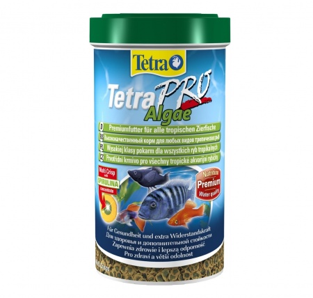 Tetra PRO Algae Multi-Crisps 500 мл - корм для растительноядных рыб (чипсы)