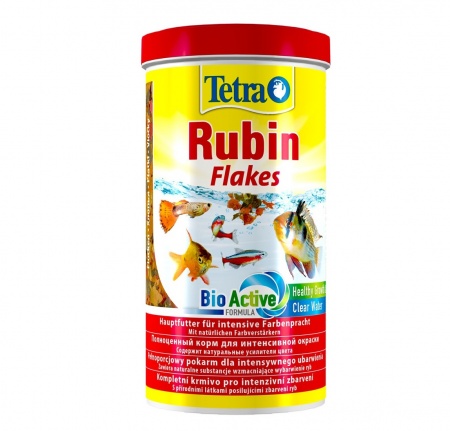 Tetra Rubin Flakes 1л - корм для усиления естественной окраски рыб (хлопья)