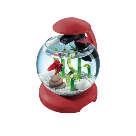 Аквариум круглый  6.8л Tetra Cascade Globe Бордовый