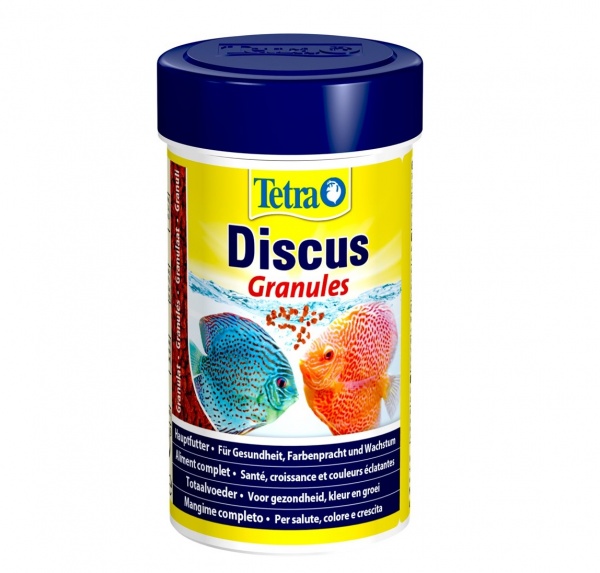 Tetra Discus Granules 100мл - основной корм для дискусов (гранулы)