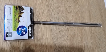 AQUAEL TELESCOPIC FISH NET 4" / 100 мм (249257). Сачок для рыбы. телескопический