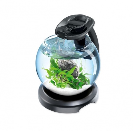 Аквариум круглый  6.8л Tetra Cascade Globe Duo Waterfall  черный