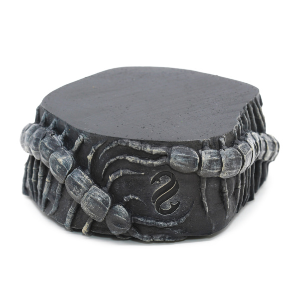Поилка круглая из искусственного камня Scaled Scolopendra Drinking Bowl 14 см