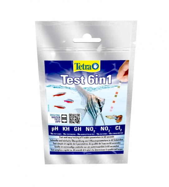 Тест-полоски Tetra Test 6 in 1 (10 полосок)