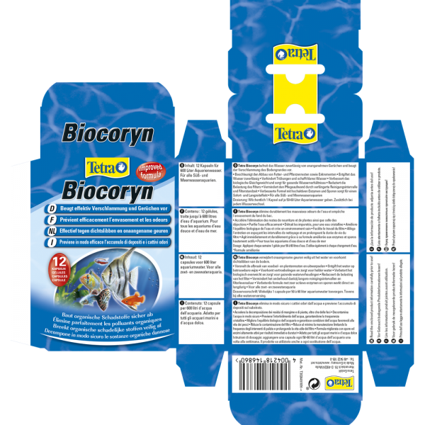 TETRA ZMF BIOCORYN 24 капсулы на 1200л