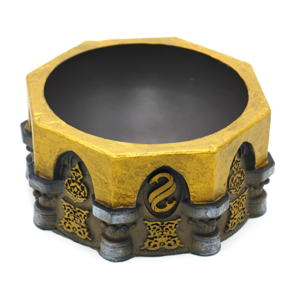 Поилка круглая из искусственного камня  Scaled Pensieve Drinking Bowl (Омут памяти) 12 см