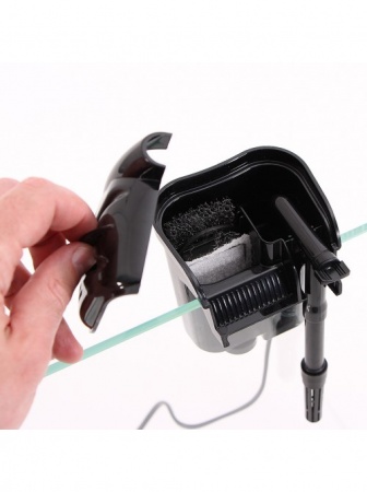 AQUAEL VERSAMAX MINI. Навесной биофильтр 4.3w, 230л/ч, на 10-40л.