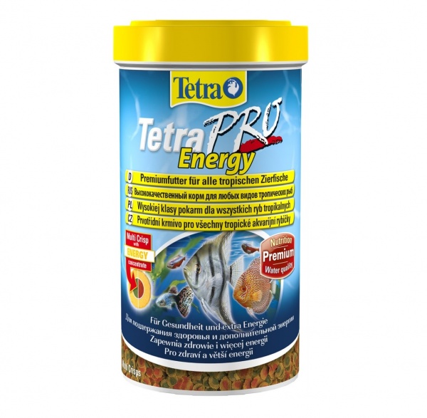 Tetra PRO Energy Mult-Crisps 500 мл - универсальный корм для рыб (чипсы)