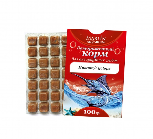 Циклоп в блистере 100 гр. Marlin Aquarium
