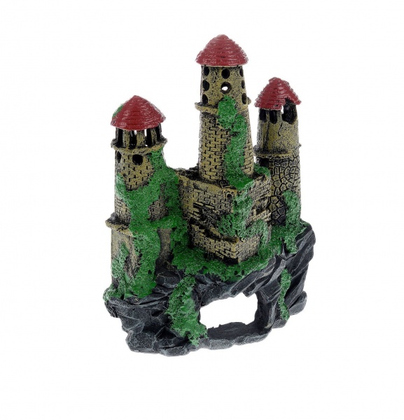 Декорация для аквариума Barbus "Замок", 14 х 10,5 х 20 см 005