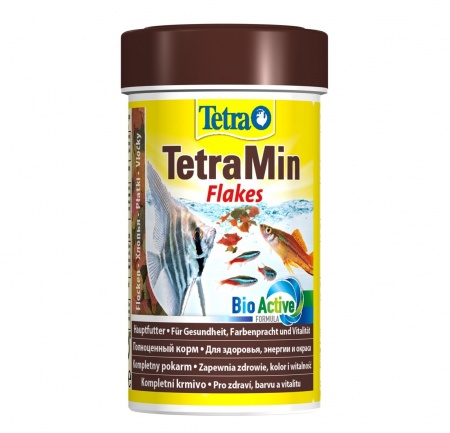 TetraMin Flakes 100 мл - универсальный корм для рыб (хлопья)