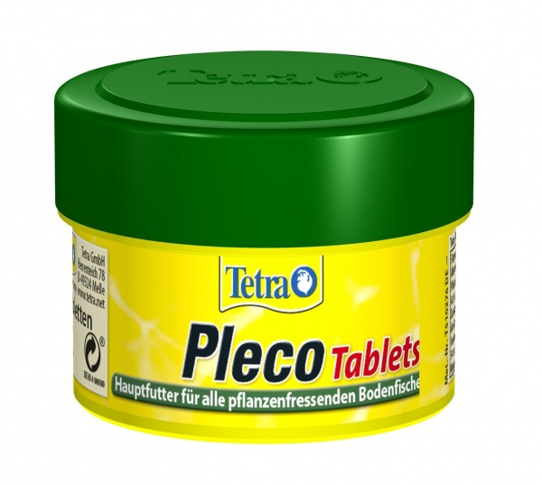 Tetra Pleco Tablets 58 таб (30мл) 18 гр. - корм для травоядных донных рыб (таблетки)