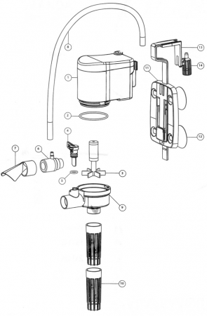A132 AQUAEL CIRCULATOR 500. Помпа 4.4w, 500л/ч, до 150л.