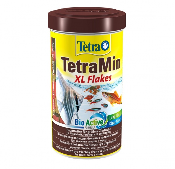 TetraMin XL Flakes 500мл- Универсальный корм для рыб (крупные хлопья)