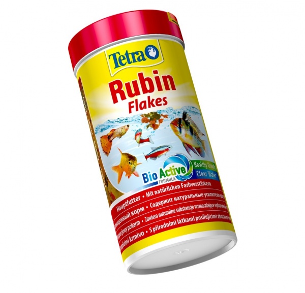 Tetra Rubin Flakes 250мл- корм для усиления естественной окраски рыб (хлопья)