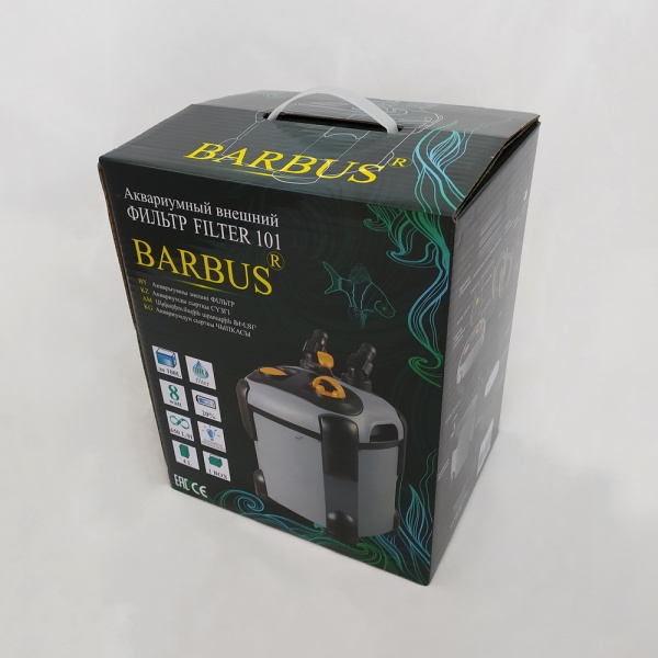 Фильтр внешний Barbus 101 , 650л/ч, 8 вт.  для аквариумов  до 100 литров