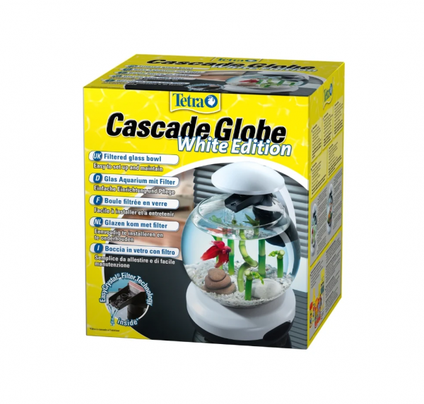 Аквариум круглый 6.8 л Tetra Cascade Globe белый