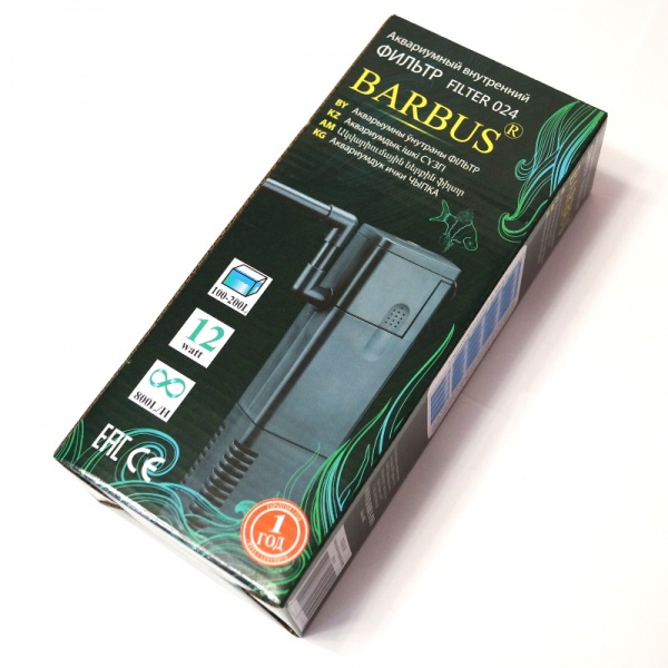 Фильтр внутренний Barbus 024  800л\ч 12 вт. , до 200 л