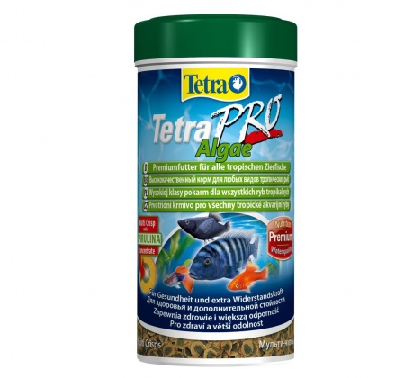 Tetra PRO Algae Multi-Crisps 250 мл - корм для растительноядных рыб (чипсы)