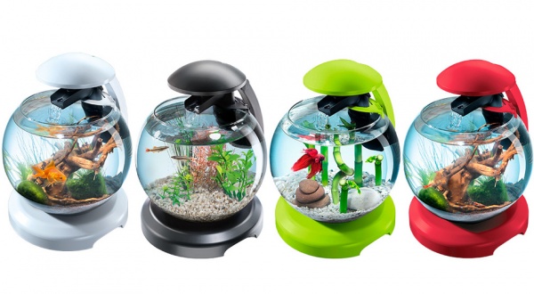 Аквариум круглый  6.8л Tetra Cascade Globe Бордовый