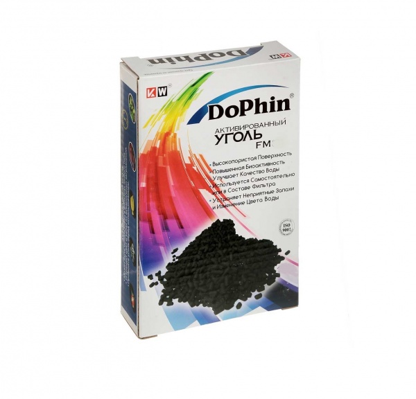 Уголь активированный природный  DoPhin 1000 гр.