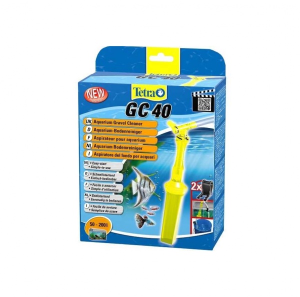 Сифон  Tetratec GC40, грунтоочиститель средний от 50-200л