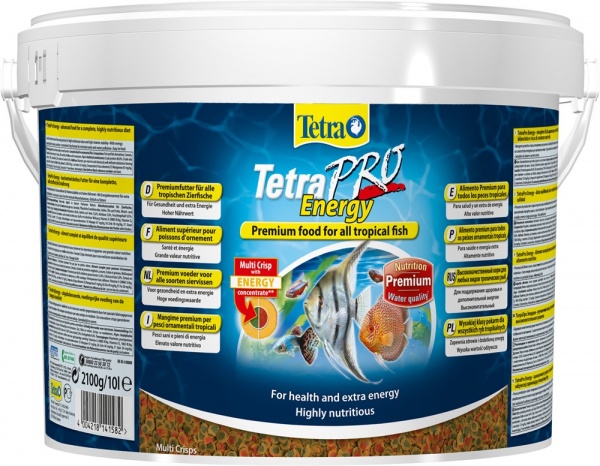 Tetra PRO Energy Multi-Crisps 10л (ведро) - универсальный корм для рыб (чипсы)
