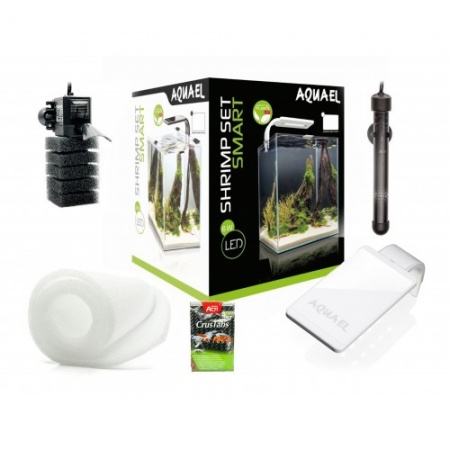 AQUAEL Аквариум  SHRIMPS SET SMART LED DAY&NIGHT 20 чёрный  (19 литров)
