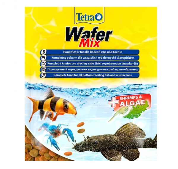 Tetra WaferMix 15г (пакетик) - корм для донных рыб и ракообразных