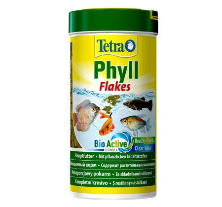 Tetra Phyll 250 мл - корм для растительноядных рыб (хлопья)